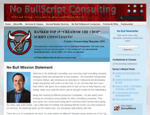 Tablet Screenshot of nobullscript.net